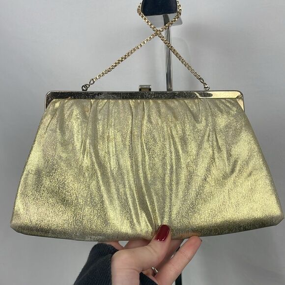 Gold Vintage Evening Bag - Picture 5 of 8